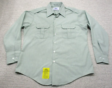 DSCP Army Garrison Long Sleeve Shirt Size 16.5 34/35 Laundered Pressed READ picture