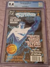  Superman #1 Friends in High Places Man of Steel Allies CGC 9.4 Secret Files  picture