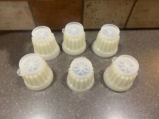 Vtg Tupperware Individual Jello Molds Set Of 6 picture