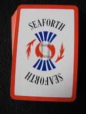 Vintage Playing Cards 1980s Pack Deck De La Rue Seaforth Scottish Thistle Logo picture
