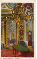 Vintage Postcard DC Washington US Capital President's Room -733 picture