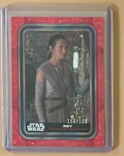 2023 Topps Star Wars Flagship Red Foil Parallel  REY    #'d 158/199 picture
