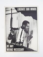 VTG 1968 Malcolm X Poster 