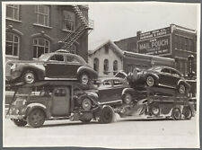 Old 8X10 Photo, 1930's Auto transport, Chillicothe, Ohio Antique Cars 58278328 picture