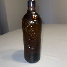 Antique The Duffy Malt Whiskey Company Amber Bottle 1886 picture