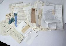 RARE Letter & Doc Archive Charles Noyes Family 1880s Westport PA - POLITICS picture