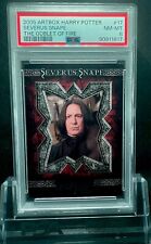 2005 Artbox Harry Potter Severus Snape Goblet Of Fire #17 PSA 8 picture