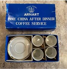 Vintage Royal Crown Arnart Fine China 8 Piece After Dinner Coffee or Espresso picture