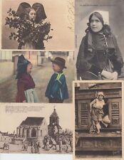 FRANCE FOLKLORE TYPES 161 Vintage Postcards pre-1940 (L5151) picture