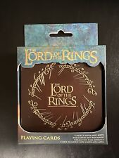 Lord Of The Rings Playing Cards Deck Tin Paladone Middle Earth Characters NEW picture