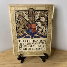 Coronation of King George VI & Queen Elizabeth Official Souvenir Programme picture
