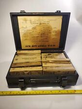 Antique Mine Safety First Aid Kit MSA 16 Unit Type D **16 Packets** WWII picture