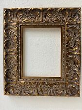 Real wood vintage picture frame 8x10 antique gold ornate for photo art painting picture