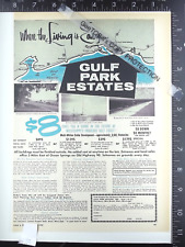 1959 ADVERTISING for Gulf Park Estates MS home sites Biloxi picture