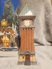 Heartland Valley Village Christmas Village Porcelain Clock Tower, 11