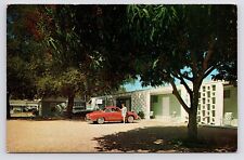 c1950s~Largo Florida FL~Wurtz Motel & Cottages~Downtown~West Bay Dr~VTG Postcard picture