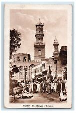 1922 Cairo The Mosque of Kalaoun Advertising Egypt Posted Foreign Postcard picture