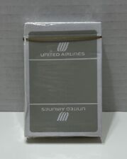 Vintage United Airlines Gray Playing Cards Sealed picture