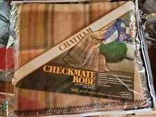 Vintage Chatham Checkmate Robe Throw Blanket picture