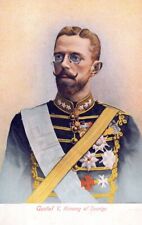 Swedish King Gustaf V Konung Af Sverige Postcard picture