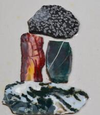 Rock Slabs Assorted jasper Agate Obsidian picture