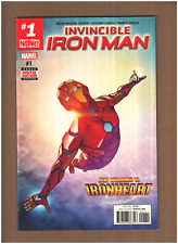 Invincible Iron Man #1 Marvel Comics 2017 Riri Williams Ironheart NM- 9.2 picture