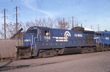 CONRAIL CR 1988 Railroad Train Locomotive Original 1981 Photo Slide picture