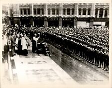 LG42 2nd Gen Photo BISHOPS BLESSING WWI BRITISH TROOPS 1914 ST PAUL'S CATHEDRAL picture