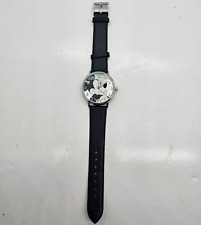 Vintage Mickey Mouse Black and white Watch Black Band 