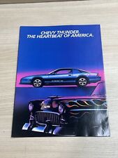 1985 Chevrolet Chevy Iroc-Z Camaro 3 page Foldout Brochure AD Engine Specs picture