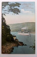 Ship Empress of Asia Harbour, Vancouver, Canada vintage postcard 1920s picture