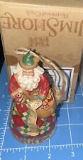Jim Shore Santa Naughty And Nice Two-sided Christmas Ornament Heartwood Creek picture