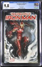 Invincible Iron Man 1 (CGC 9.8) Adi Granov variant cover 2015 Marvel Comics U828 picture