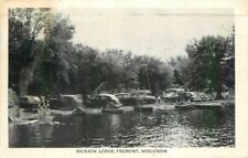 Automobiles Dickson Lodge Fremont Wisconsin 1949 RPPC Photo Postcard 20-1646 picture