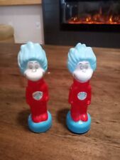 Universal Studios Dr Suess Thing 1 & Thing 2 Salt Shakers Set. picture