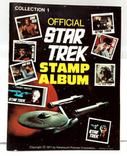 Original 1973 Official Star Trek Stamp Album w All Stamps Intact (J-6072) picture