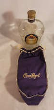 Crown Royal Blended Canadian Whisky 1 Liter Bottle W/ Cap & Velvet Bag (empty) picture