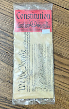 Historic Document REPLICA CONSTITUTION OF THE U.S.A on Genuine Parchment NEW picture