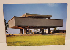 VINTAGE 1984 ISRAEL HOLYLAND HAZOR MUSEUM BUILDING POSTCARD PALPHOT #7836 picture