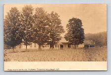 RPPC Country Homestead Farm Home Cambridgeport Vermont VT Real Photo Postcard picture