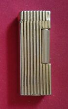 Dunhill Rollalite Petrol Lighter Vertical Line Gold Tone picture
