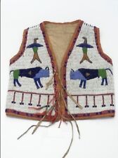 Native American Design Handmade Beaded Vest Front Powwow Regalia XNV504 picture