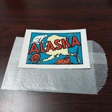 Alaska Vintage Baxter Lane Co. Car Travel Water Dip Sticker Decal picture