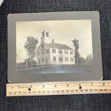 Antique Mounted Photograph Cheshire County NH Odd Fellows Hall IOOF Fraternal picture