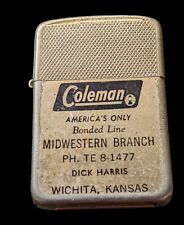  old Coleman lantern witchita KS dealership lighter picture