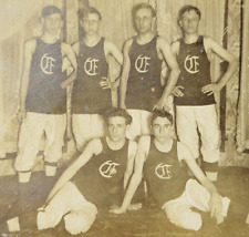 Rare 1908 RPPC Postcard Euclids Basketball Team Euclid Ohio Lorain OH Sports picture