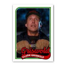 Clark Griswold Christmas Vacation 1989-Style Trading Card Reprint Chevy Chase picture