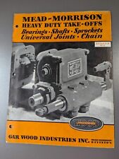 1936 Gar Wood Heavy Duty Bearings Shafts Sprockets Univ. Joints Bulletin W2C picture