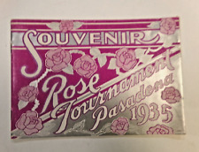 1935 Pasadena California Rose Tournament Souvenir Booklet picture