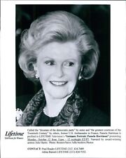 1998 Actor Lifetime Intimate Portrait: Pamela Harriman Deomcratic 8X10 Photo picture